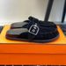 In-tock Veratile Quality Luxury Genuine Leather Women' Hoe For Outdoor Wear, Ladie' Lip-on Mule With Retro_vogvips.com
