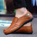 2019 Summer New Men's Casual in Large Sizes, Fashionable and Trendy Driving Lazy Shoes_vogvips.com