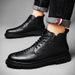 Leather Crocodile Pattern Casual Leather Boots Outdoor Cotton Thermal Martin Boots Tooling Martin Boots_vogvips.com