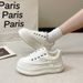 Thick Soled Niche Instagram Fashion Board Shoes For Women, Autumn New Items, Internet Famous White Height_vogvips.com