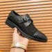 New Summer Leather Shoes Hollow Out Refreshing British Style Men's Business Casual Breathable Pointed Toe Hole Sandals_vogvips.com