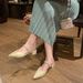 Grape Mom's 2025 Summer New European And American Style Rhinestone Strap Pointed Toe Chunky Heel Women's High-Heeled_vogvips.com