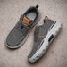 Euro Step Large Size Casual For Men Thick Sole Wide Toe Lace-up Outdoor Sports Canvas Shoes_vogvips.com