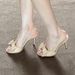 Nude Color Thin Heel Round Open Toe Bow Sandals For Women 2025 New Gentle Not Tiring Feet Sexy Backless High Heels_vogvips.com