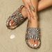 Women's Zeba Pint Slip-On Slippes Summe Fashion Vesatile Sandals Comfotable Home Slides Fo Beach Walks Steet_vogvips.com