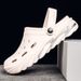 Men's Summer Outdoor Non-Slip Lightweight Closed-Toe Beach Two-in-One Half Slippers Big Head Office Sandals_vogvips.com