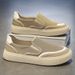 Men's Slip-On Casual Shoes Breathable Lightweight Comfortable Loafers For Daily Wear With Mesh Upper And EVA Insole_vogvips.com