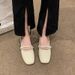 Late Evening Breeze Gentle Shoes Flat Single Shoes Women's Mary Jane Shoes With Skirts Soft-soled Maternity Shoes_vogvips.com