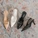 Women's High-heeled Shoes 2025 Summer New Punk Style Patent Leather Stiletto Heel Textured Fashionable Elegant Backless_vogvips.com