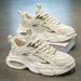 ShoeVault Men's 2025 New Summer Breathable Mesh Youth Casual Sports Dad Shoes Student Running Height Increasing Sneakers_vogvips.com