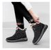 Height-increasing Fleece-thickening High-top Casual Couple Snow Boots Outdoor Hiking Hiking Shoes Non-slip Large Size_vogvips.com