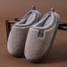 Women's Shoes Lambswool Cotton Slippers For Women, Plush And Thickened Winter Slippers For Women, Cotton Home Slippers, Plush Slippers For Men_vogvips.com