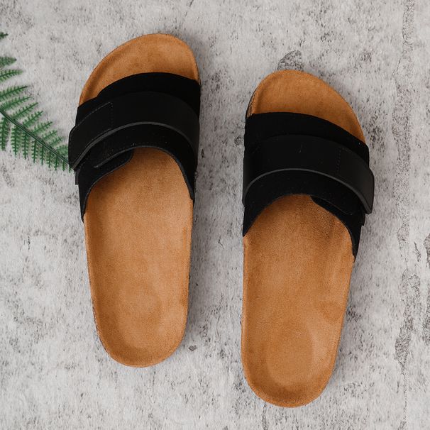 Women's Fashion Slippers Waterproof Non-Slip Thick Sole Wear-Resistant Soft Sole Comfortable Home Outdoor Daily Slip-On Slippers_vogvips.com