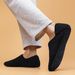 Indoor Household Men's Slippers Soft-soled Casual Non-slip Lightweight Fleece Cotton Shoes_vogvips.com