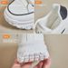 Korean White Sneakers For 2025 Spring New Ins Student Casual Street Style Women Thick Sole Height Increasing Board Shoes_vogvips.com