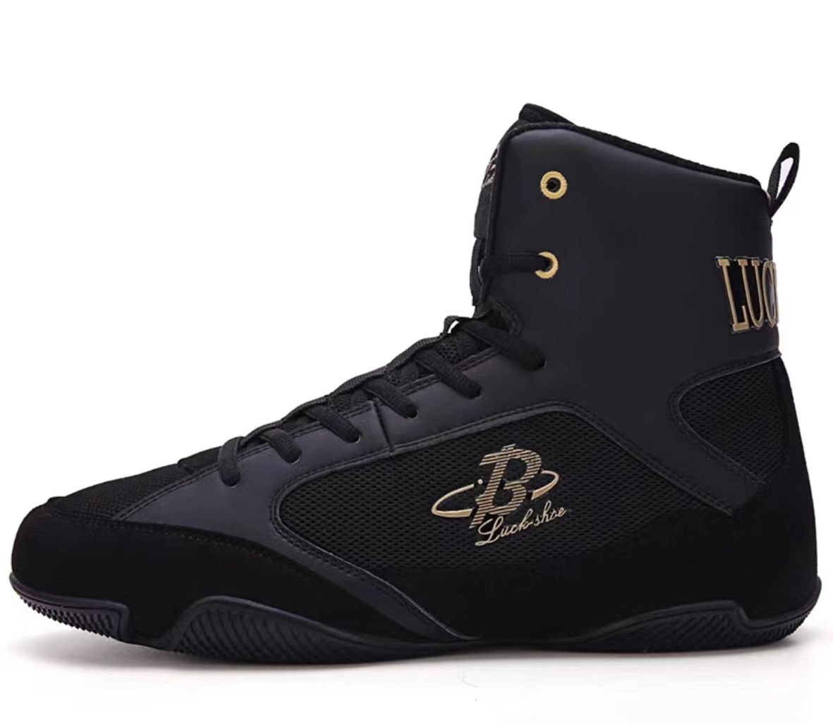 Boxing Shoes Wrestling Shoes Men's And Women's High-top Boxing Shoes_vogvips.com