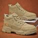 Martin Large Size Men's Autumn Winter High Top Thick Sole Hiking Short Boots Sports Shoes_vogvips.com