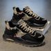 Spring 2025 New Breathable Men's Trendy Versatile Thick-Soled Sneakers Casual Running Dad Shoes Men_vogvips.com