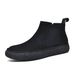 Euro Step Nubuck Leather Suede Mid-Top Sneakers Martin Boots Men's Casual Thick-Soled Trendy Shoes_vogvips.com