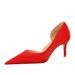 3226-A1 Style Sexy Nightclub Slim Shadow Stripe Zebra Fine High Heel Shallow Cut Side Hollow Women's Single Shoe_vogvips.com