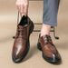2024 New Leather Ultra Fiber Summer Breathable Business Formal Shoes Men's Youth Casual Height Increasing British Style_vogvips.com
