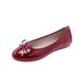 New 2026 Egg Roll Soft Sole Loafers Casual Flat Bowknot Women's Cross-Border Trade Large Size Shoes_vogvips.com