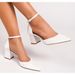Pointed-toe Fashion Ankle Strap Chunky Elegant Light Women's High Heels, Comfortable And Non-tiring Square Heel_vogvips.com