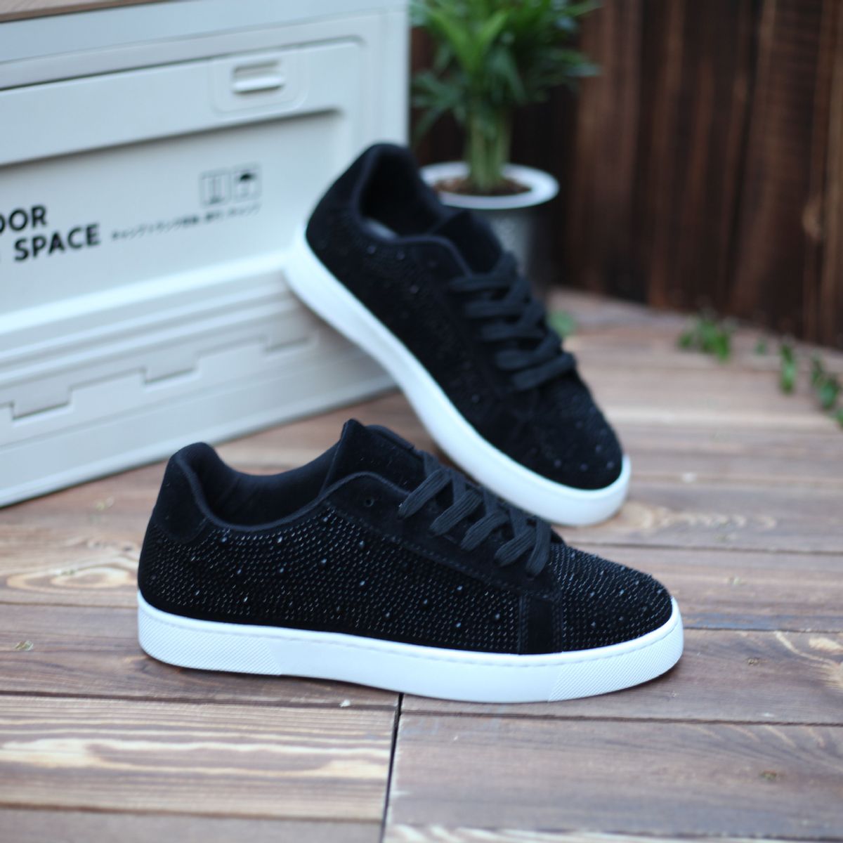 Internet Famous Trendy With Red Soles, Water Colorful Full Diamonds, Spring Summer, New Board For Sports And Leisure,_vogvips.com
