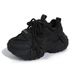 Fleece-Lined Chunky Sneakers For Women - Winter Platform Shoes With Memory Foam | Non-Slip Thick Sole For Running & Casual Wear (Model FB9905-2)_vogvips.com