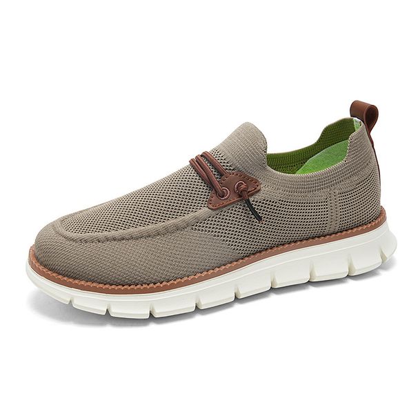 Hot Selling British Style Casual Shoes, Lightweight Fly Woven Loafers, Men's Sleeves, Foot Pedals_vogvips.com