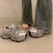 Hot-Sellig Platform Thick-Soled Dad Shoes Wome, Summer 2025 New Style, Breathable Mesh Casual Seakers For Petite_vogvips.com