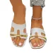 New 2026 Summer Women's Flat Slippers Fashion Casual Sandals Beach Shoes_vogvips.com