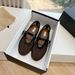 High Version 2024 Spring Mesh One Line Buckle Ballet Shoes Women's Rhinestone Flat Shoes Hollow Fishnet Mary Jane Single Shoes_vogvips.com