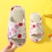 New Children's Linen Family Of Three Parent Child Indoor Home - Spring/Summer Kindergarten Cartoon Slippers_vogvips.com