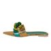 Women's Shoes Hot Selling Flat Slippers Pointed Open Toe Button Decorated Fashion Sandals Southeast Asia Middle East Slippers For WomenGolden Shoes_vogvips.com