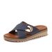 Women's Summer Outdoor Bohemian Fashion Metal Non-slip Wedge Beach Sandals_vogvips.com