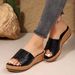 SHLIANG Women Sandals Wedge Heels Sandalias Summer Wedges Shoes For Women Summer Footwear Female Slippers S012A_vogvips.com