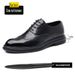Hollow Out Leather Brogue Shoes Men 8cm Elevator Wedding Dress Shoes_vogvips.com