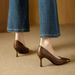 Women's European And American Style Party High Heels, 2026 Spring New Model, Metal Pointed Toe, Stiletto Heel, Slip-on, Lightweigh_vogvips.com