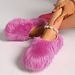 Modern Slippers Women's Faux Fur Adult Platform Mule Shoes Thick Sole Slides_vogvips.com