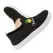 Fashion Single White Spring And Autumn New Canvas Student Slip-On Versatile Casual Women's Shoes_vogvips.com