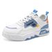 Summer New Breathable White Sneakers Men's Versatile Thick-Soled Sports Casual Flat Trendy Shoes_vogvips.com