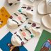 3/5 Pairs Of Women's With Hamburger, Pizza, Fries Designs, Cute Girls' Ankle Thin Breathable Socks Spring, Summer, And_vogvips.com