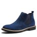 Autumn Winter Chelsea Boots Men British Style Suede Leather Shoes Men Slip On Casual Ankle Boots Men Big Size 46 Bota Masculina_vogvips.com