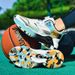Autumn New Men's Shoes Ultra Light Leather Surface Practical Rubber Sole Basketball Shoes Large Size Trendy Shoes_vogvips.com