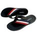 Men's Stylish Color Blocked Woven Leather Flip Flops Non-Slip Odor Resistant Lightweight Breathable for Home And Outdoor Wear Perfect for Beach Days_vogvips.com