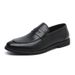 Men's Genuine Leather, Penny Loafers, Men's Business, British Casual Leather Shoes, Sole, Soft Surface, One Foot Kick,_vogvips.com