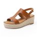ALM3035-4 2024 New Summer Fish Mouth Comfortable Grass Woven Matsuke Slope Heel Sandals For Women_vogvips.com