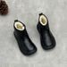 Handmade Short 2025 Winter New Martin Casual Versatile Snow Thick Sole Side Zipper Cowhide Women's Boots_vogvips.com