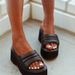 Plus Size Platform Wedge Sandals Open Toe Thick Sole Women's Summer New Arrival Shoes_vogvips.com